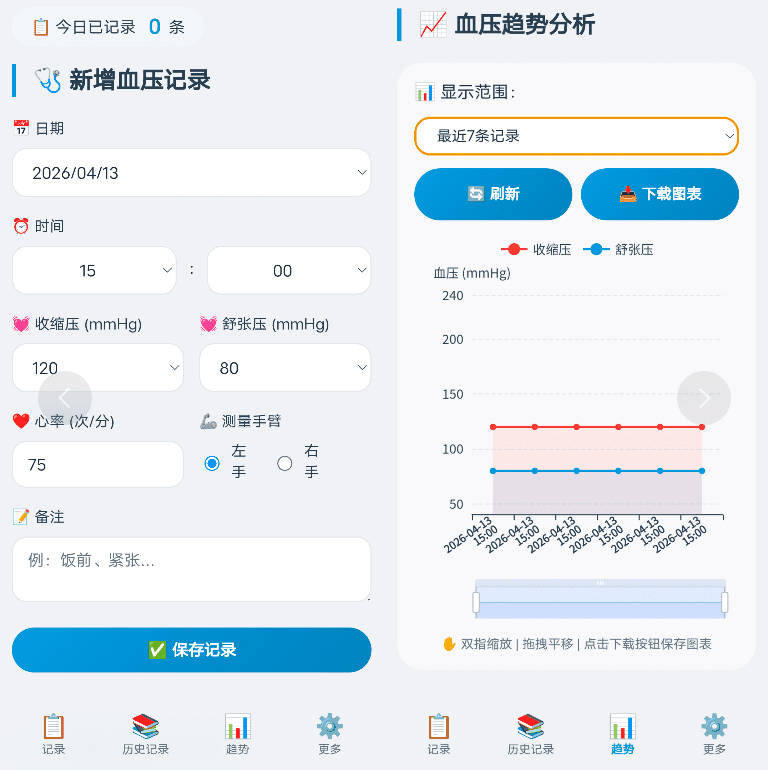 Android 血压记录_v3.0-达令博客
